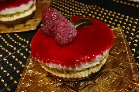 Мини чизкейки"i love you baby!": шаг 9