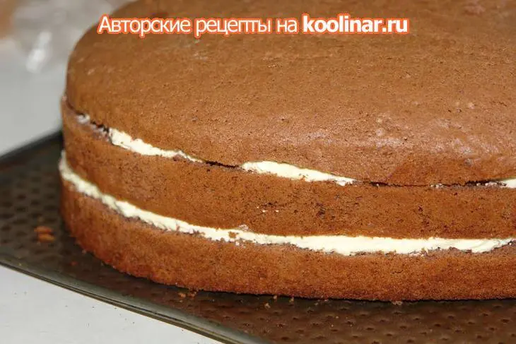 Торт "красная роза - эмблема любви!": шаг 4