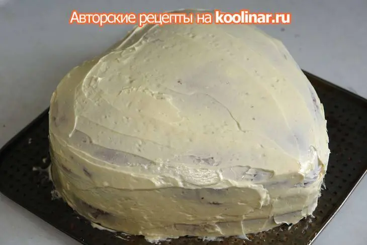 Торт "красная роза - эмблема любви!": шаг 5