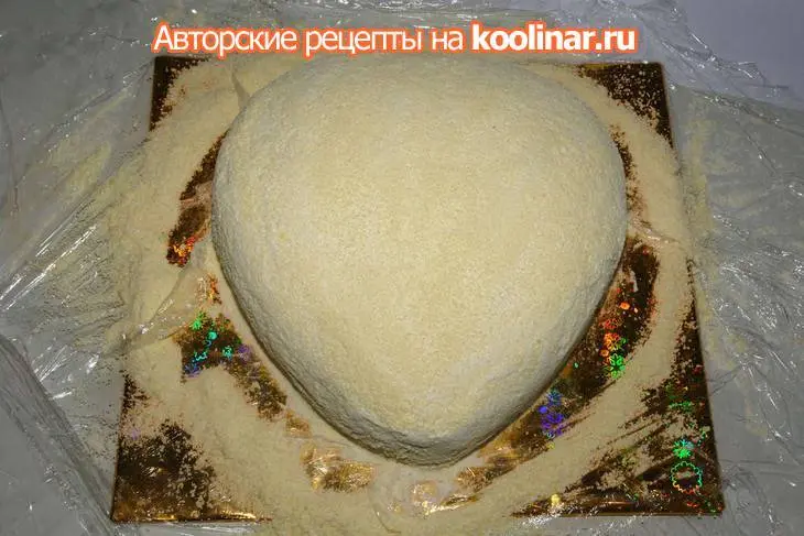 Торт "красная роза - эмблема любви!": шаг 12