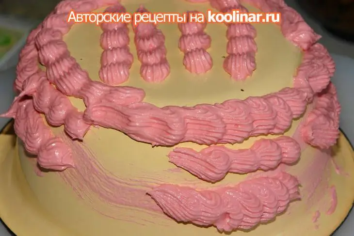 Торт "красная роза - эмблема любви!": шаг 17