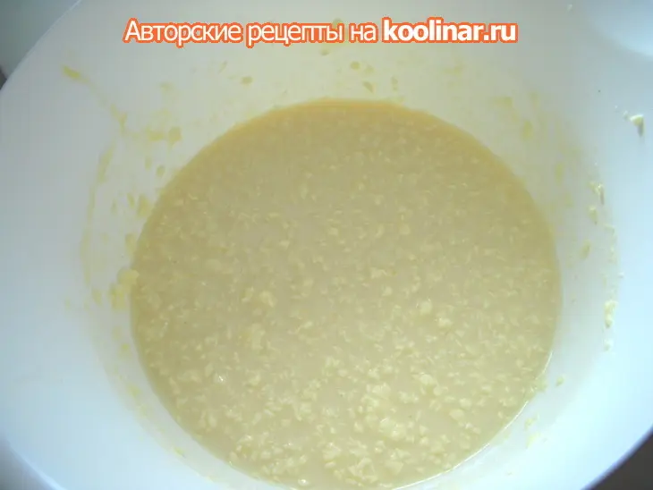 Яблочные кексы с овсяными хлопьями: шаг 2