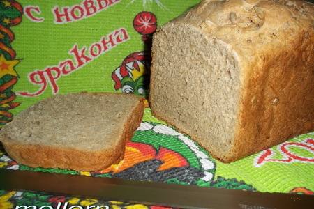 Ржано-пшеничный хлеб с семечками для хп: шаг 1