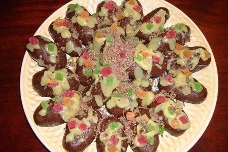 Пирожное «картошка» с белым шоколадом и цукатами: шаг 4