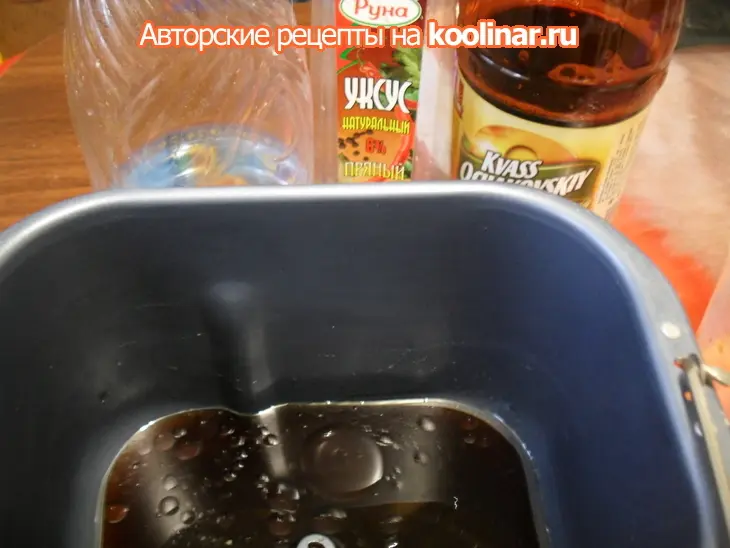 Пшенично-ржаной хлеб на квасе: шаг 1