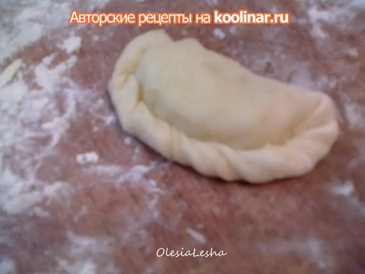 Вареники с картофелем и...с салом и...с луком))): шаг 14