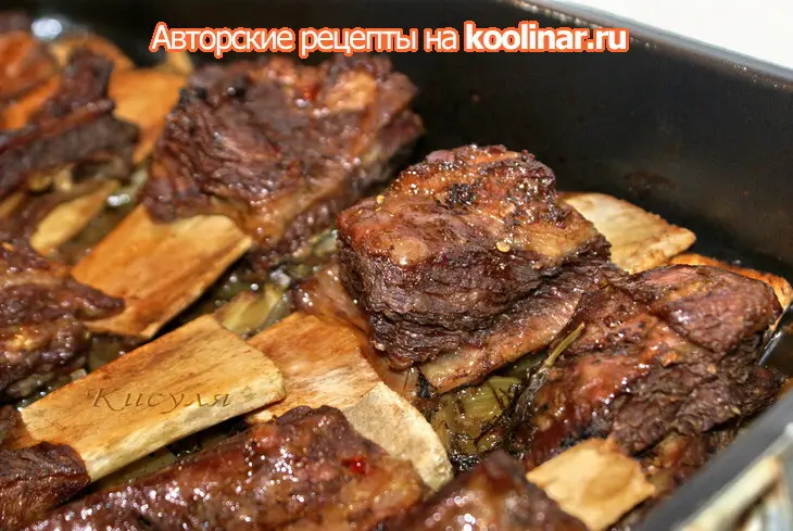 Говяжьи рёбра запечённые с фенхелем: шаг 5