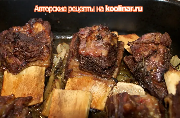 Говяжьи рёбра запечённые с фенхелем: шаг 6