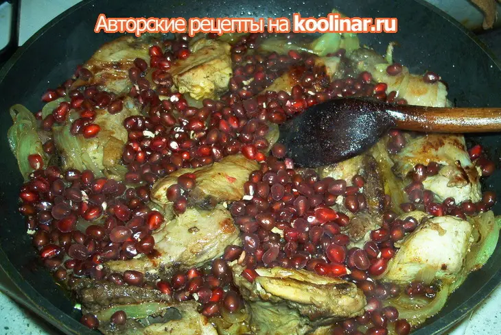 Плов с курицей и гранатами (toyuq-nar qovurmalı plov): шаг 1