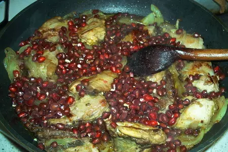 Плов с курицей и гранатами (toyuq-nar qovurmalı plov): шаг 1