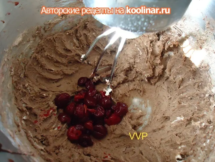 Кекс зимняя вишня: шаг 1