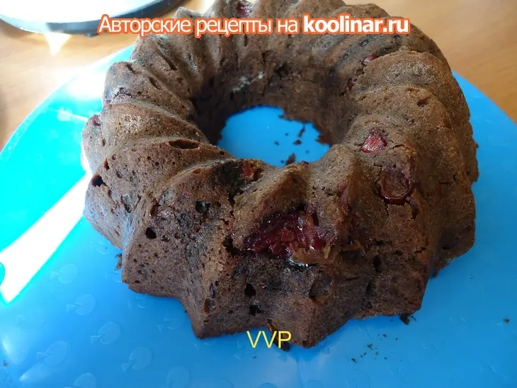 Кекс зимняя вишня: шаг 5