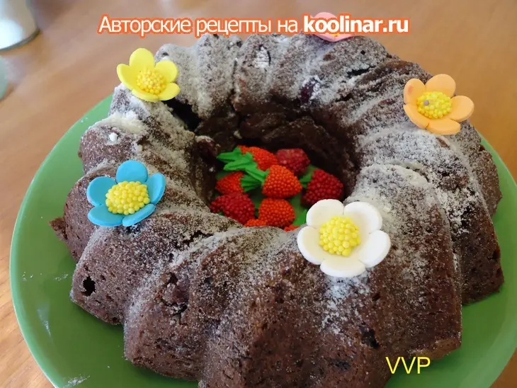 Кекс зимняя вишня: шаг 7