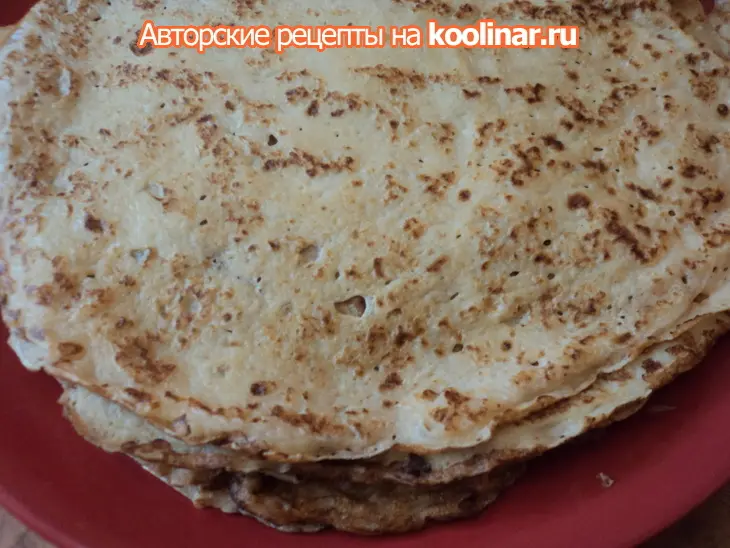 Блины заварные на кефире: шаг 1