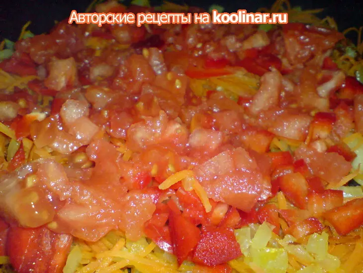 Блинчики,фаршированные овощами: шаг 2