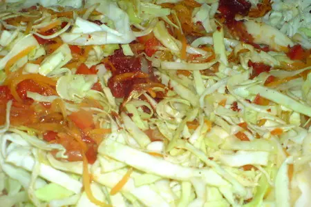 Блинчики,фаршированные овощами: шаг 4