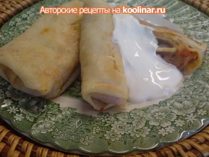 Блинчики,фаршированные овощами: шаг 8