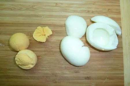 Закусочные "пирожные" с сельдью + вязанки с сельдью как бонус на закуску: шаг 3
