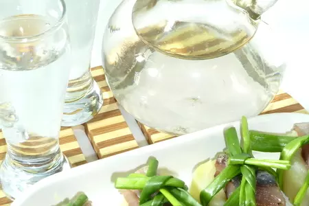Закусочные "пирожные" с сельдью + вязанки с сельдью как бонус на закуску: шаг 8