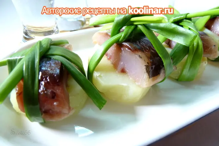 Закусочные "пирожные" с сельдью + вязанки с сельдью как бонус на закуску: шаг 9