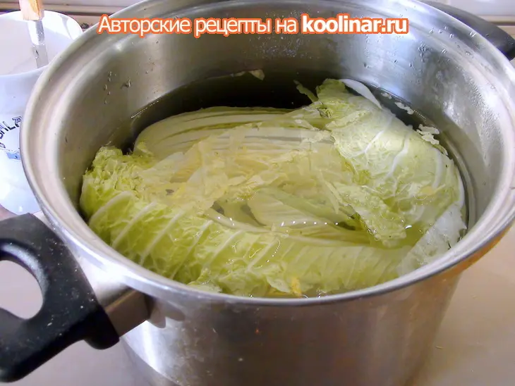 Острая закуска из пекинской капусты, по мотивам ким-чи: шаг 3