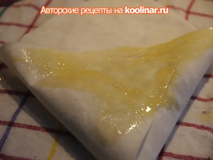 Бёрек (бурек, бюрек, борек) с начинкой из баклажан с брынзой: шаг 6