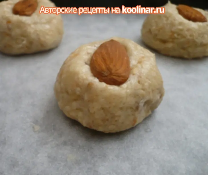 Печенье с кунжутом и орехами: шаг 1