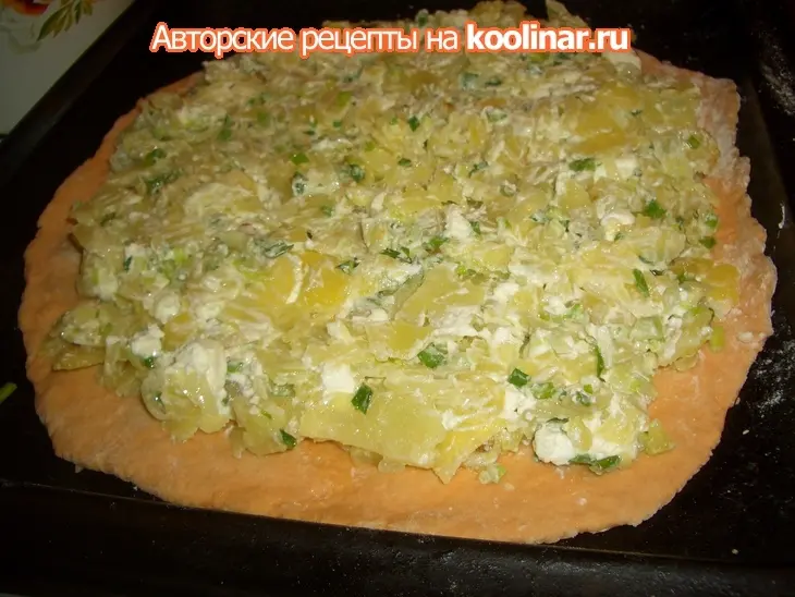 Пирог  "алые паруса": шаг 11