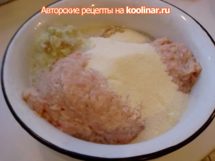 Куриные зразы + бонус-зразы из...макарон: шаг 3