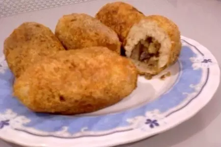 Куриные зразы + бонус-зразы из...макарон: шаг 8