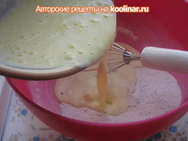 Панкейки с цельнозерновой мукой.: шаг 2