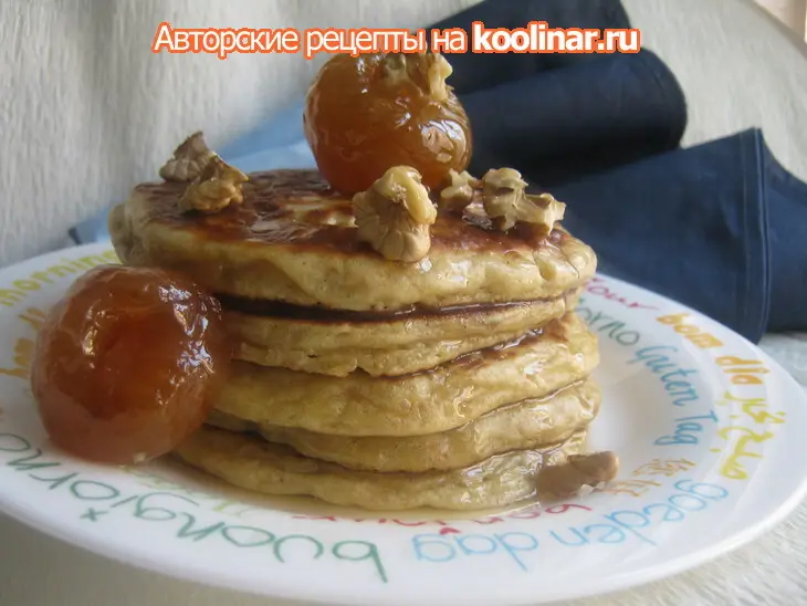 Панкейки с цельнозерновой мукой.: шаг 5