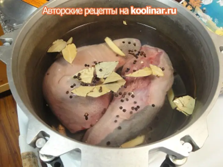 Языки на гриле со спаржей: шаг 2