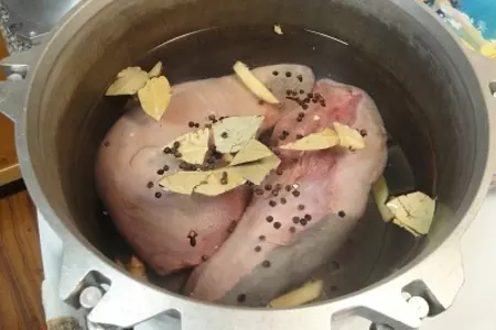 Языки на гриле со спаржей: шаг 2