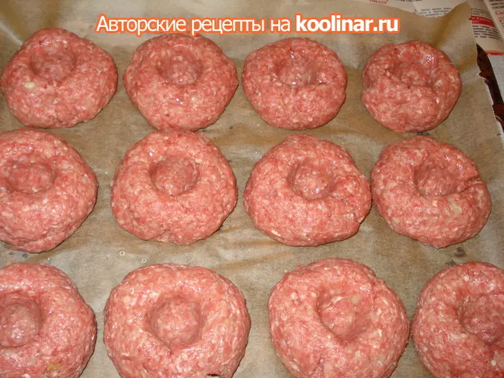 " гнёздышки ": шаг 2