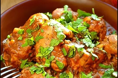 Чахохбили из курицы: шаг 1