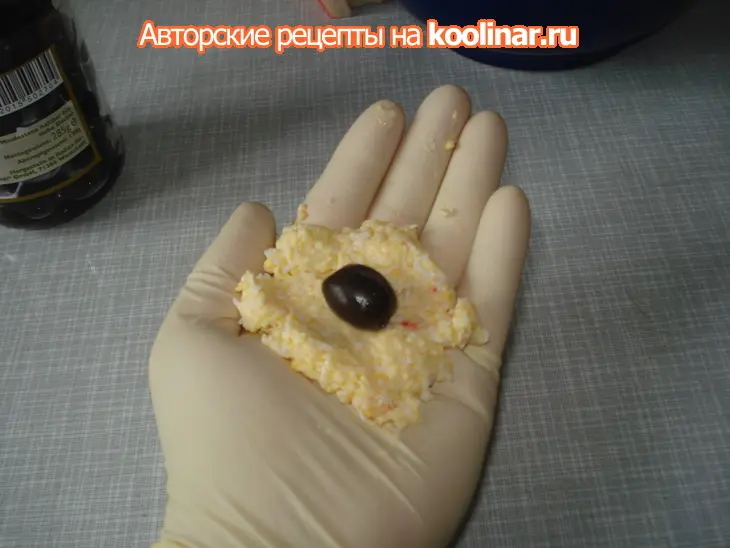 Закуска "рафаэлло": шаг 3