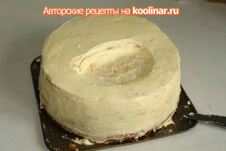 Торт "маша и медведь на рыбалке": шаг 21