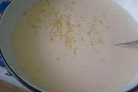 Глазированная  "зебра " с лимонным ароматом: шаг 2
