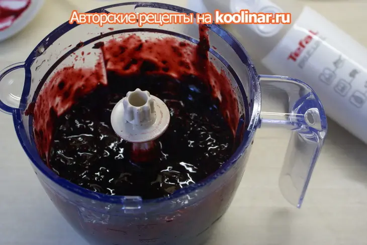 Сорбе (сорбет/сорбэ/щербет) из черной смородины: шаг 4