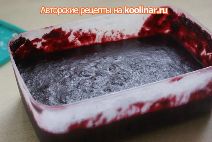 Сорбе (сорбет/сорбэ/щербет) из черной смородины: шаг 8