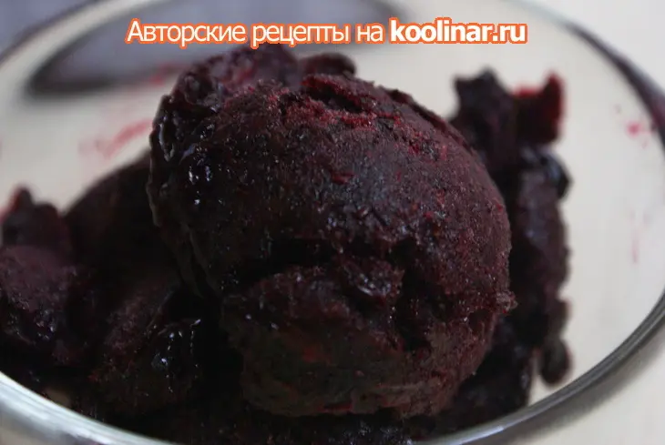 Сорбе (сорбет/сорбэ/щербет) из черной смородины: шаг 10