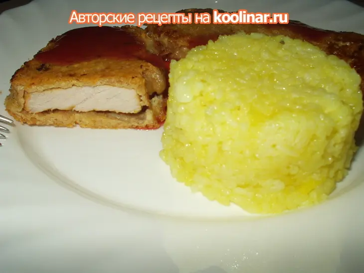 Мясо в мандариновом маринаде и сырной панировке.ужин выходного дня.: шаг 4