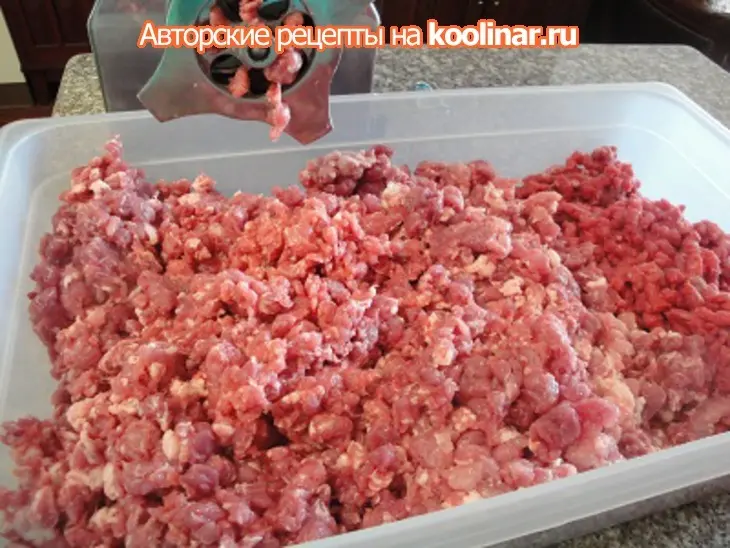 Краковская колбаса высшего сорта: шаг 2