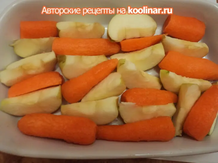 Утка запеченная с морковью, яблоками и черносливом.: шаг 1