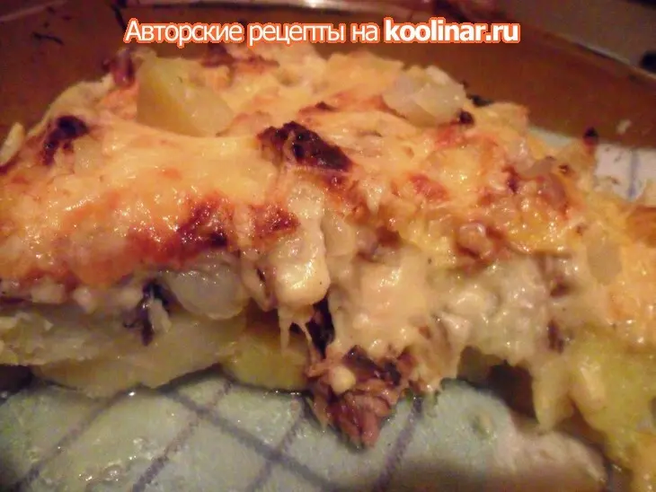 Картофельная запеканка с тунцом: шаг 9
