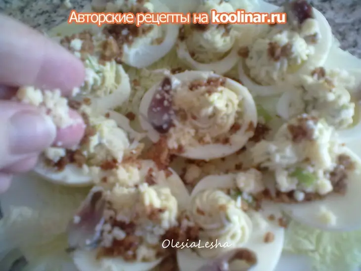 Закуска...яйца фаршированные))): шаг 12
