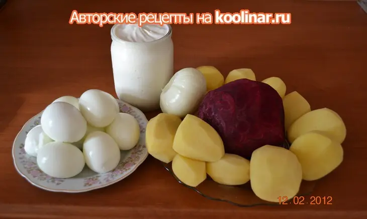 Холодник из свеклы: шаг 1