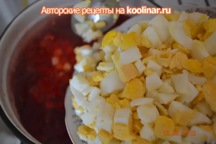 Холодник из свеклы: шаг 6