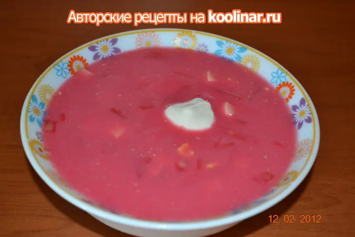 Холодник из свеклы: шаг 10